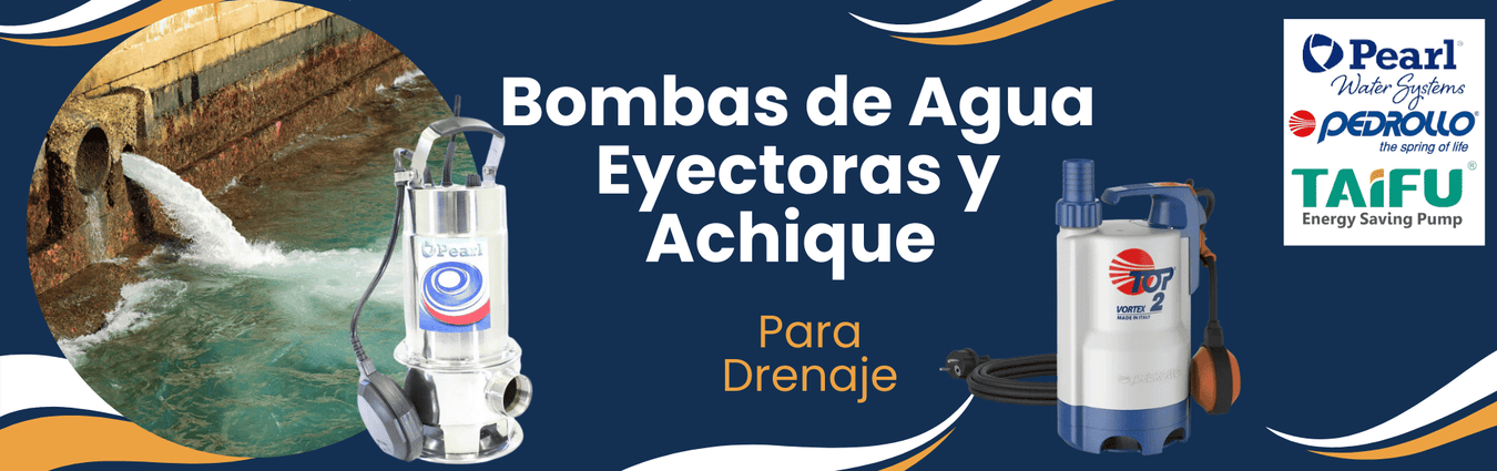 Bombas de Agua Eyectoras / Achique para Drenaje