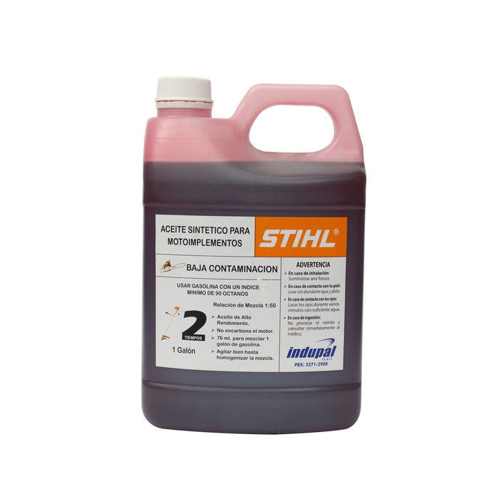Aceite Sintético de 1 Galon para Motores de 2 Tiempos, STIHL