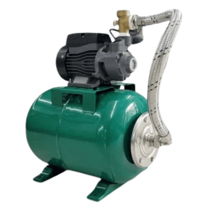 Equipo Hidroneumático con Bomba de Agua Periférica de 0.5 Hp con Tanque de 24 Lts, Pearl