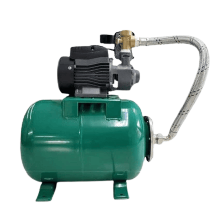 Equipo Hidroneumático con Bomba de Agua Periférica de 0.5 Hp con Tanque de 24 Lts, Pearl