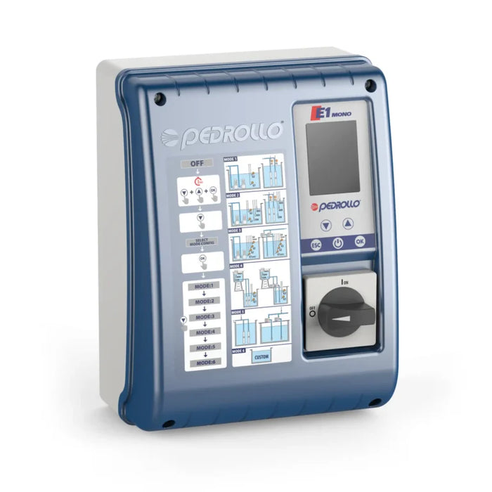 Controlador Electrónico Modelo E2, Pedrollo