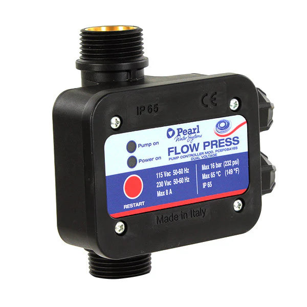 Regulador Electrónico Serie FlowPress 8 Amp de 110/220 V, Pearl