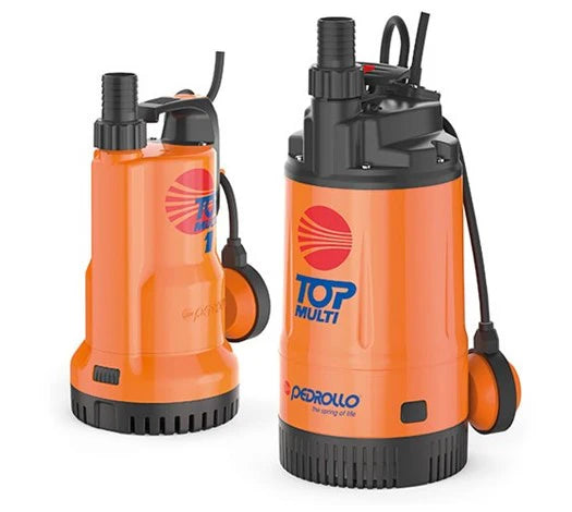 Bomba de Agua Eyectora para Drenaje Serie Top Multi de 0.7 Hp, Pedrollo