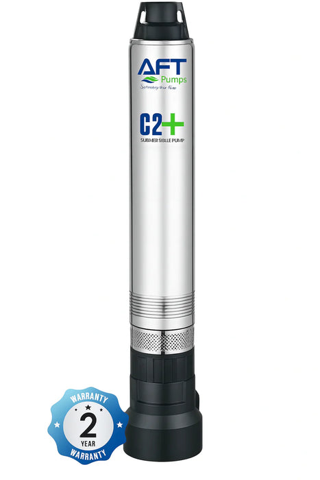 Bomba de Agua Sumergible para Pozo Serie C2+ de 10 a 20 GPM, AFT