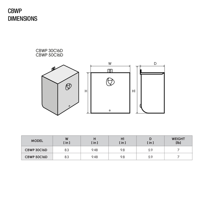 Caja de Control de 0.5 a 5 Hp, Pearl
